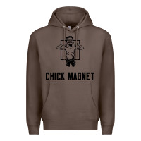 Coffee chick magnet Premium Hoodie - linhVisuals