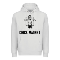 Dove Grey chick magnet Premium Hoodie - linhVisuals