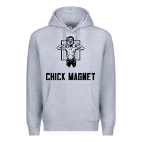 Heather Grey chick magnet Premium Hoodie - linhVisuals