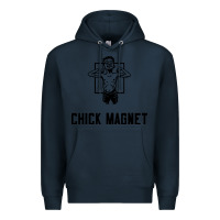 Navy chick magnet Premium Hoodie - linhVisuals