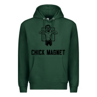 Sports Green chick magnet Premium Hoodie - linhVisuals