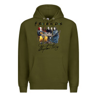 Army Green Horror friends Premium Hoodie - linhVisuals