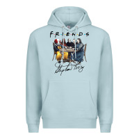Blue Mist Horror friends Premium Hoodie - linhVisuals
