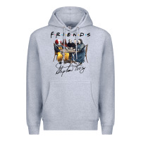 Heather Grey Horror friends Premium Hoodie - linhVisuals