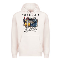 Pale Pink Horror friends Premium Hoodie - linhVisuals