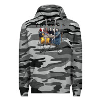 Slate Camo Horror friends Premium Hoodie - linhVisuals