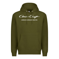 Army Green chris boat company Premium Hoodie - linhVisuals