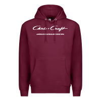 Burgundy chris boat company Premium Hoodie - linhVisuals