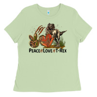Matcha Peace Love T Rex Ladies Tee - LillyAllenDesigns