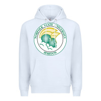 White norfolk state spartans Premium Hoodie - linhVisuals