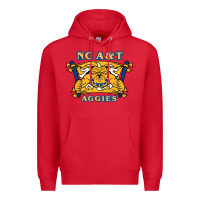 Red north carolina a&t aggies Premium Hoodie - linhVisuals