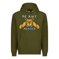 Army Green north carolina a&t aggies Premium Hoodie - linhVisuals