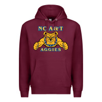 Burgundy north carolina a&t aggies Premium Hoodie - linhVisuals