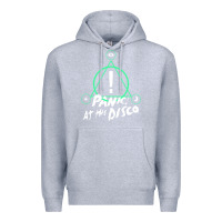 Heather Grey PANIC! AT THE DISCO Premium Hoodie - linhVisuals