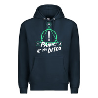 Navy PANIC! AT THE DISCO Premium Hoodie - linhVisuals