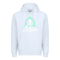 White PANIC! AT THE DISCO Premium Hoodie - linhVisuals