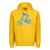 Lemon downhill mountain bike t  shirt downhill mountain bike jump blue water Premium Hoodie - linhVisuals