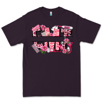 Plum breast cancer emt emergency medical technician Premium Tee - LillyAllenDesigns