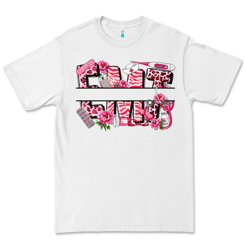 Breast Cancer Emt Emergency Medical Technician Premium Tee by LillyAllenDesigns | Teevron