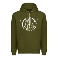 Army Green PANIC! AT THE DISCO Premium Hoodie - linhVisuals
