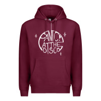 Burgundy PANIC! AT THE DISCO Premium Hoodie - linhVisuals