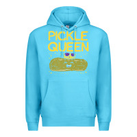 Ocean Blue are you the pickle queen womens funny pickle gifts premium t shirt Premium Hoodie - linhVisuals