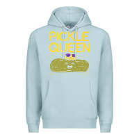 Blue Mist are you the pickle queen womens funny pickle gifts premium t shirt Premium Hoodie - linhVisuals