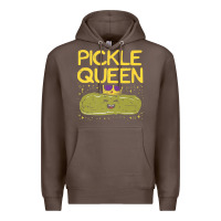 Coffee are you the pickle queen womens funny pickle gifts premium t shirt Premium Hoodie - linhVisuals