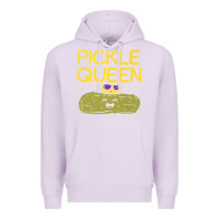 Lilac are you the pickle queen womens funny pickle gifts premium t shirt Premium Hoodie - linhVisuals
