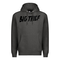 Charcoal Heather BIG THIEF Premium Hoodie - linhVisuals