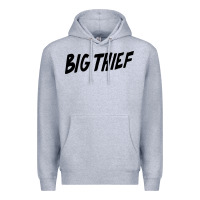 Heather Grey BIG THIEF Premium Hoodie - linhVisuals