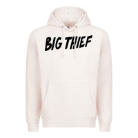 Pale Pink BIG THIEF Premium Hoodie - linhVisuals