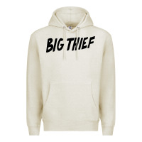 Oatmeal Heather BIG THIEF Premium Hoodie - linhVisuals