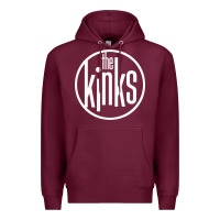 Burgundy The Kinks Premium Hoodie - linhVisuals
