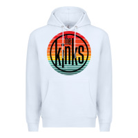 White The Kinks Vintage Music Retro Premium Hoodie - linhVisuals