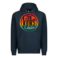 Navy The Kinks Vintage Music Retro Premium Hoodie - linhVisuals