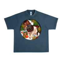 Midnight Navy hampshire sow pig christmas Urban Heavy Tee - LillyAllenDesigns