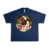 Navy hampshire sow pig christmas Urban Heavy Tee - LillyAllenDesigns