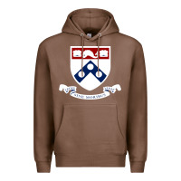 Chestnut upenn shield with banner Premium Hoodie - linhVisuals