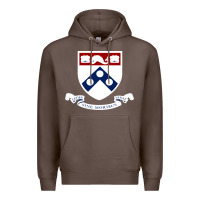 Coffee upenn shield with banner Premium Hoodie - linhVisuals