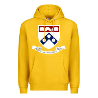 Lemon upenn shield with banner Premium Hoodie - linhVisuals