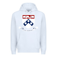 White upenn shield with banner Premium Hoodie - linhVisuals