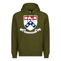 Upenn Shield With Banner Premium Hoodie | Teevron