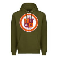 Army Green virginia tech seal Premium Hoodie - linhVisuals