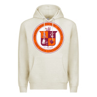 Oatmeal Heather virginia tech seal Premium Hoodie - linhVisuals