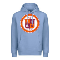 Colony Blue virginia tech seal Premium Hoodie - linhVisuals