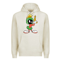 Oatmeal Heather marvin the martian looney Premium Hoodie - linhVisuals