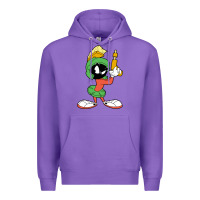 Purple marvin the martian looney Premium Hoodie - linhVisuals