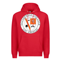 Red college of occidental Premium Hoodie - linhVisuals