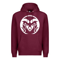 Burgundy colorado state rams Premium Hoodie - linhVisuals